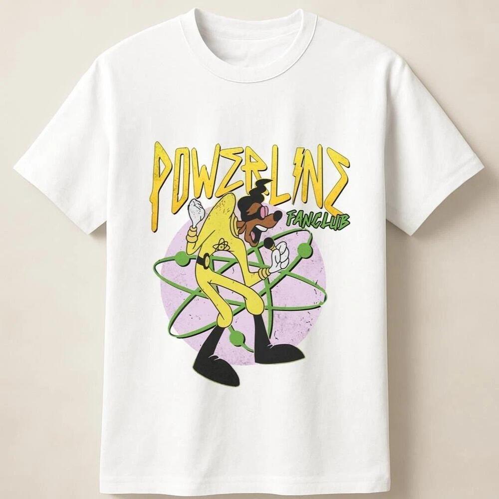 Powerline Singing Pose In Yellow Jumpsuit With Star Power Style Unisex T Shir